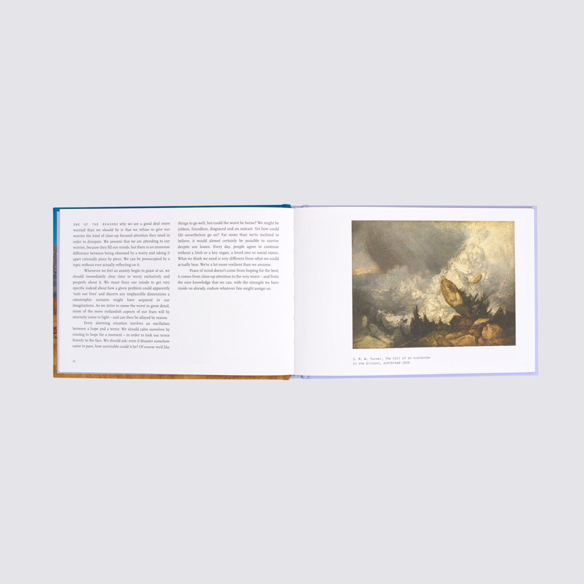 art book with calming images 