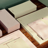 Daily Desktop Planner Pad - Misty Pink