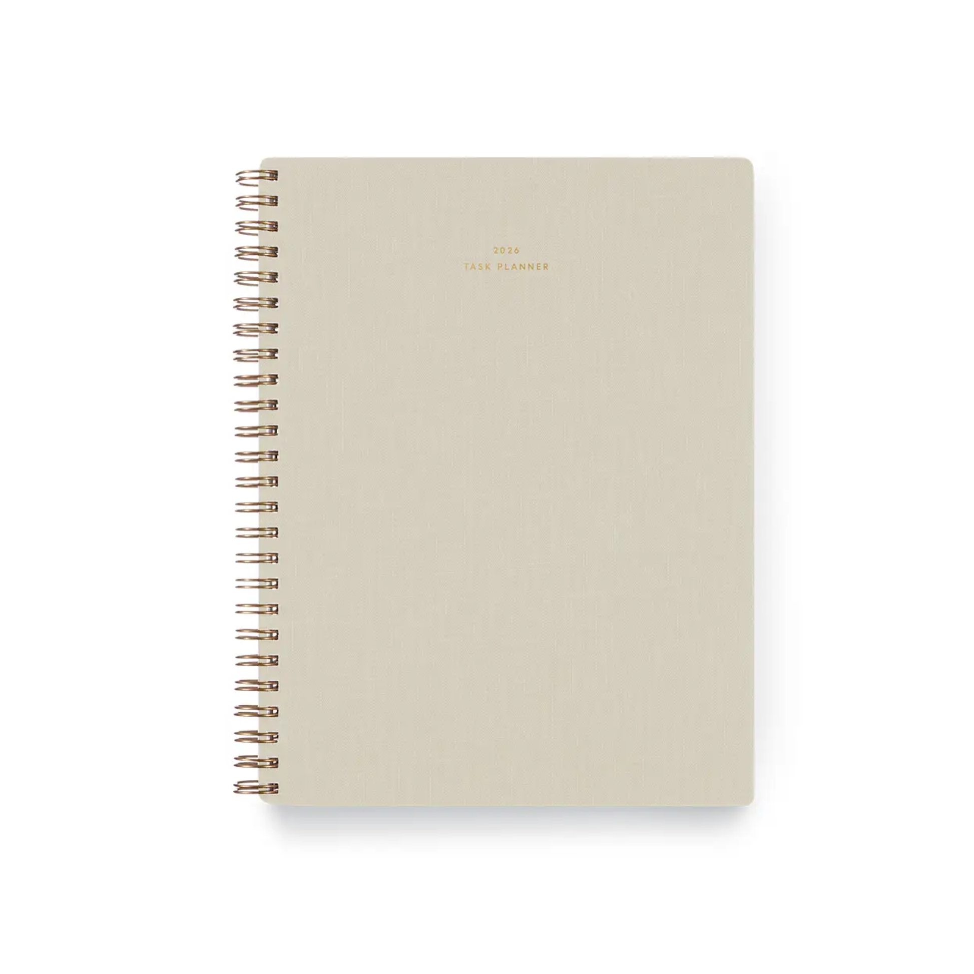 2026 Compact Task Planner - Natural Linen