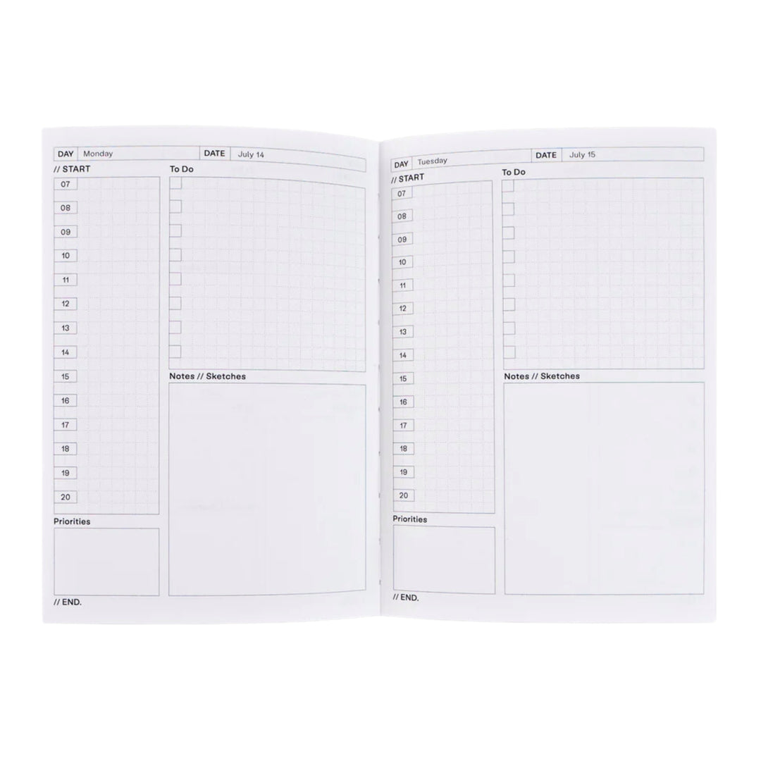 Planner Rokomari 2025 Weekly Planner | Osaka / Papersmiths x The Completist Exclusive