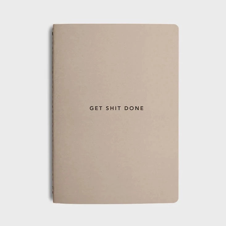 sand beige notebook to do list