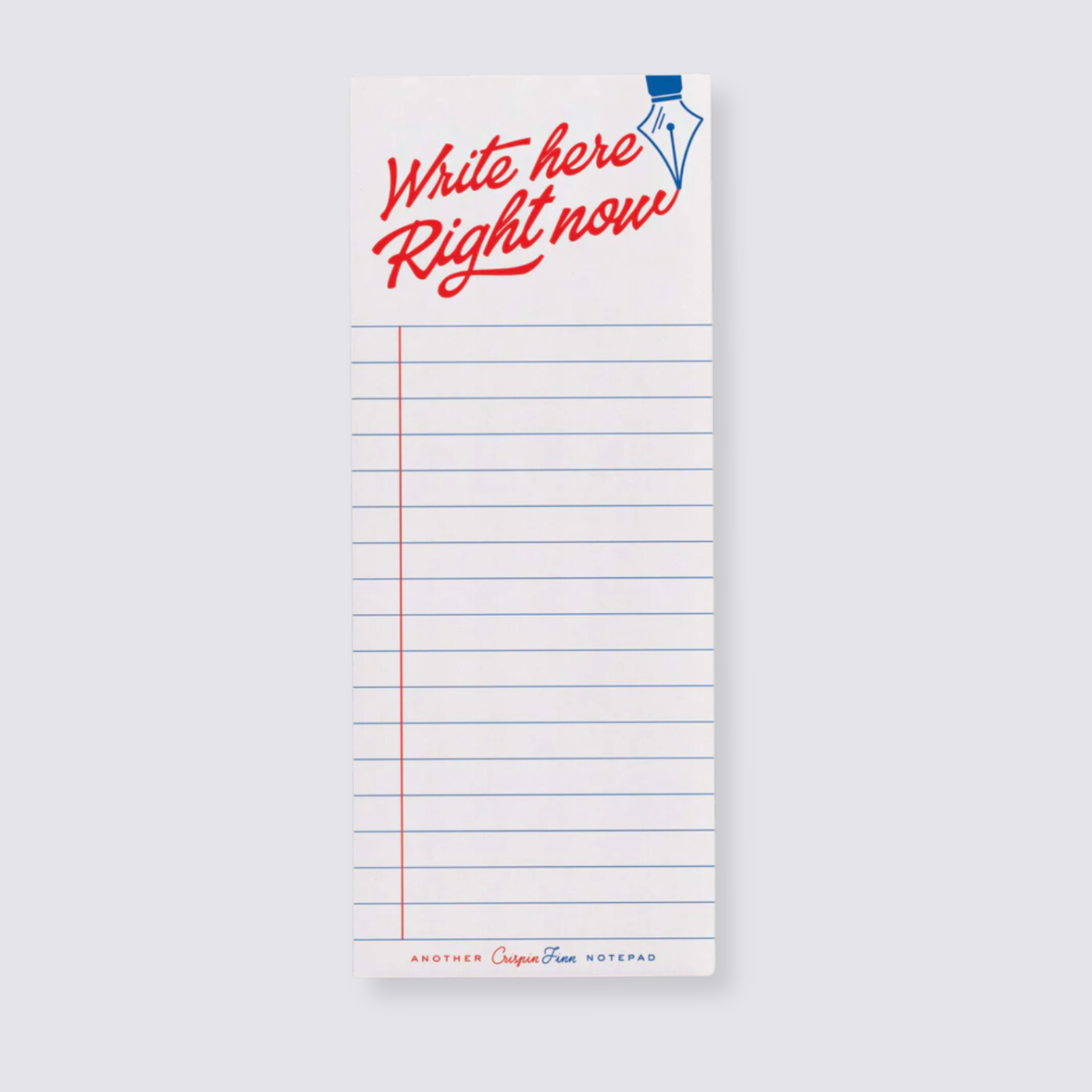 Write here right now note pad