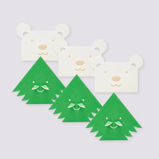 C&M Cut Out Christmas Cards - Set of 6