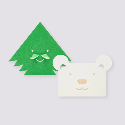 C&M Cut Out Christmas Cards - Set of 6