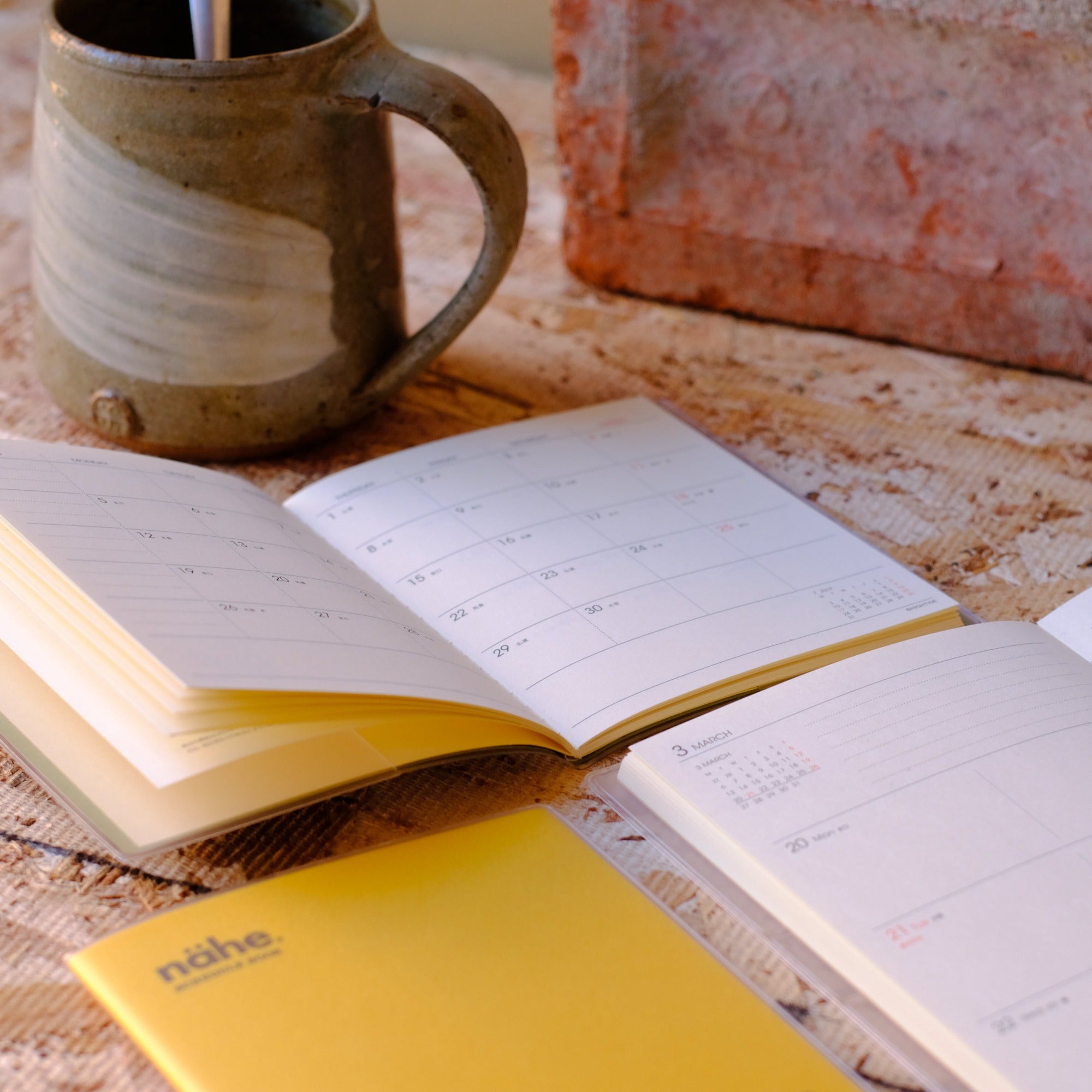Nahe pocket yellow diary