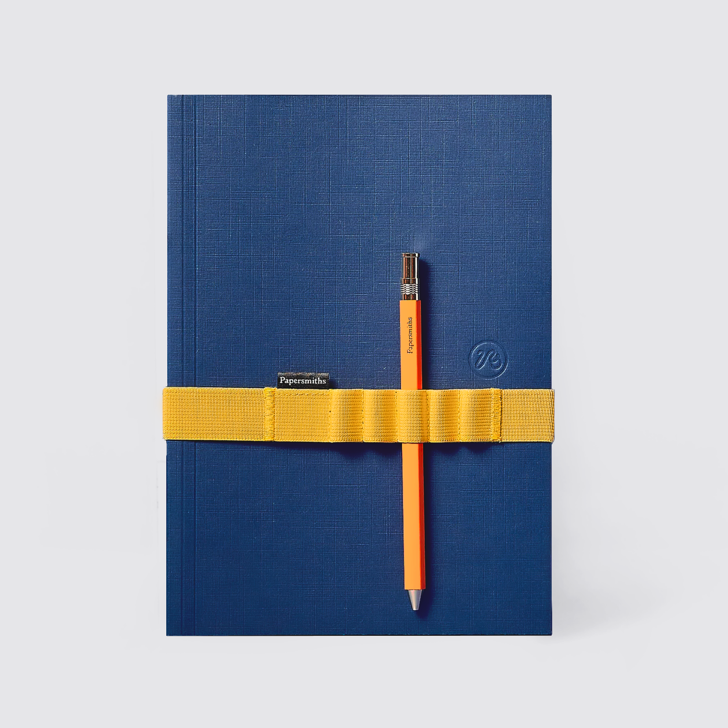 Azurite Notebook, Pen and Band Trio - Everyday Pen / Ruled Paper