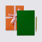 Stationery gift set in green