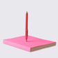 Fuchsia Notebook and Pen Duo - Primo Gel Pen / Ruled Paper