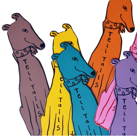 Dog Tails Bookmark - Turquoise