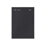 Black daily planner 2025