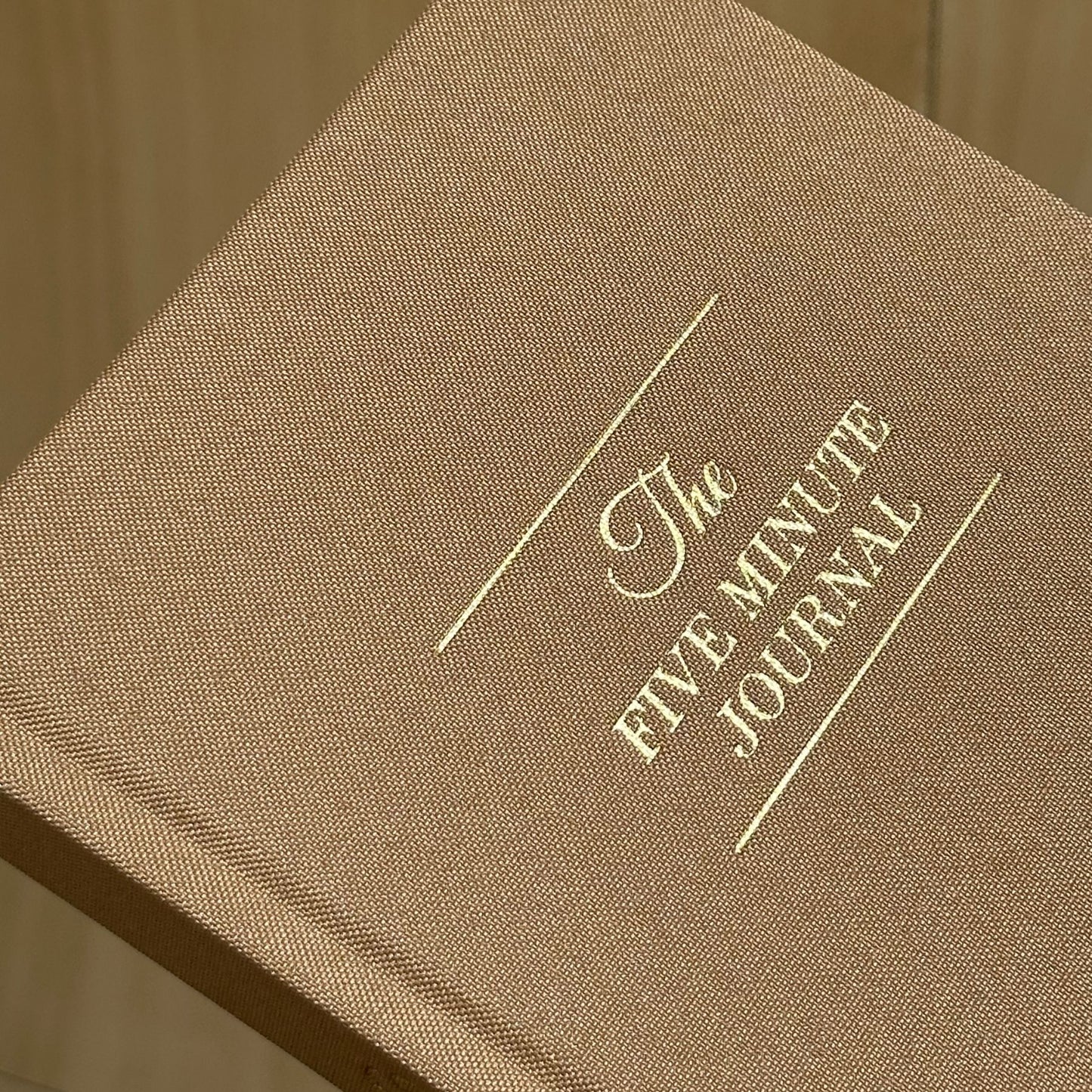 Papersmiths Exclusive Five Minute Journal - Mocha Brown