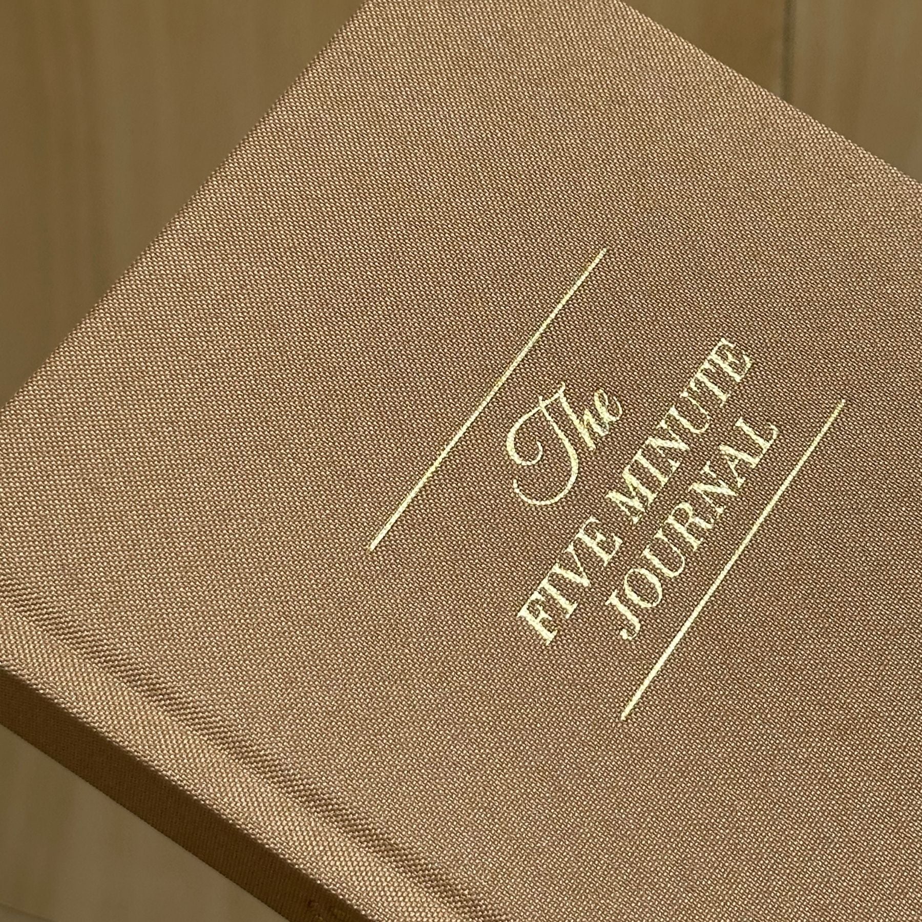 Papersmiths Exclusive Five Minute Journal - Mocha Brown