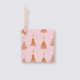 Gift Tags - Pink Tree (Set of 6)