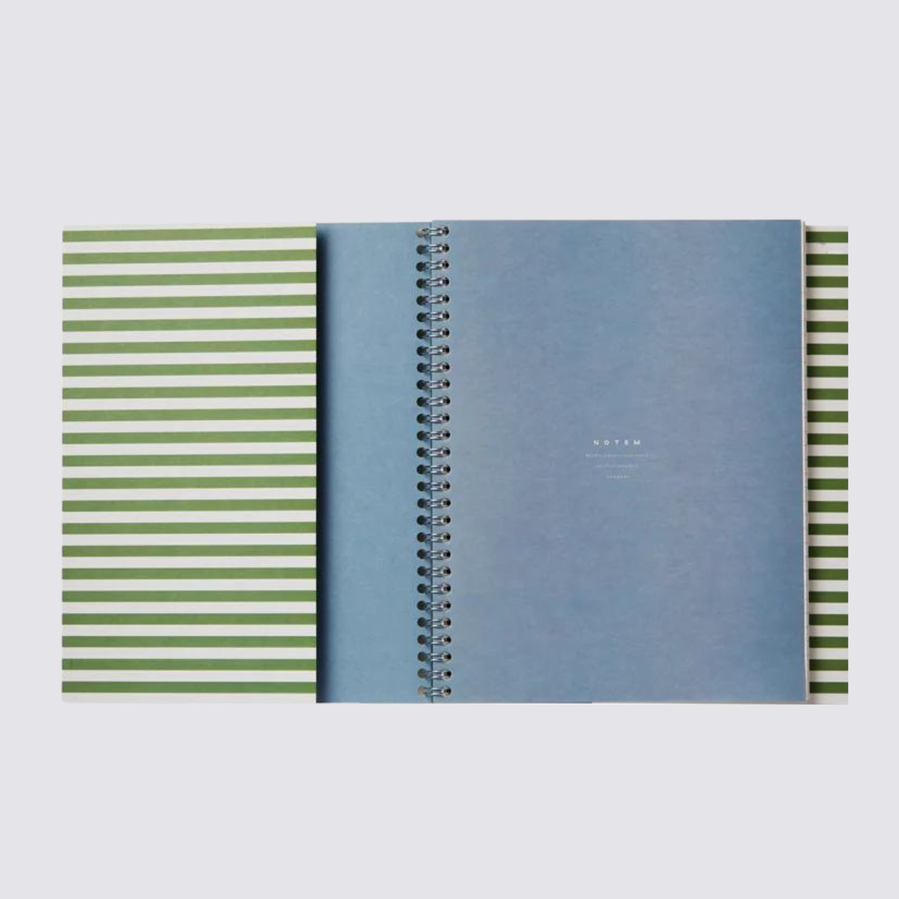 Nela Notebook in Ruled - Large / Green