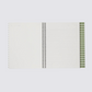 Green Striped Notebook