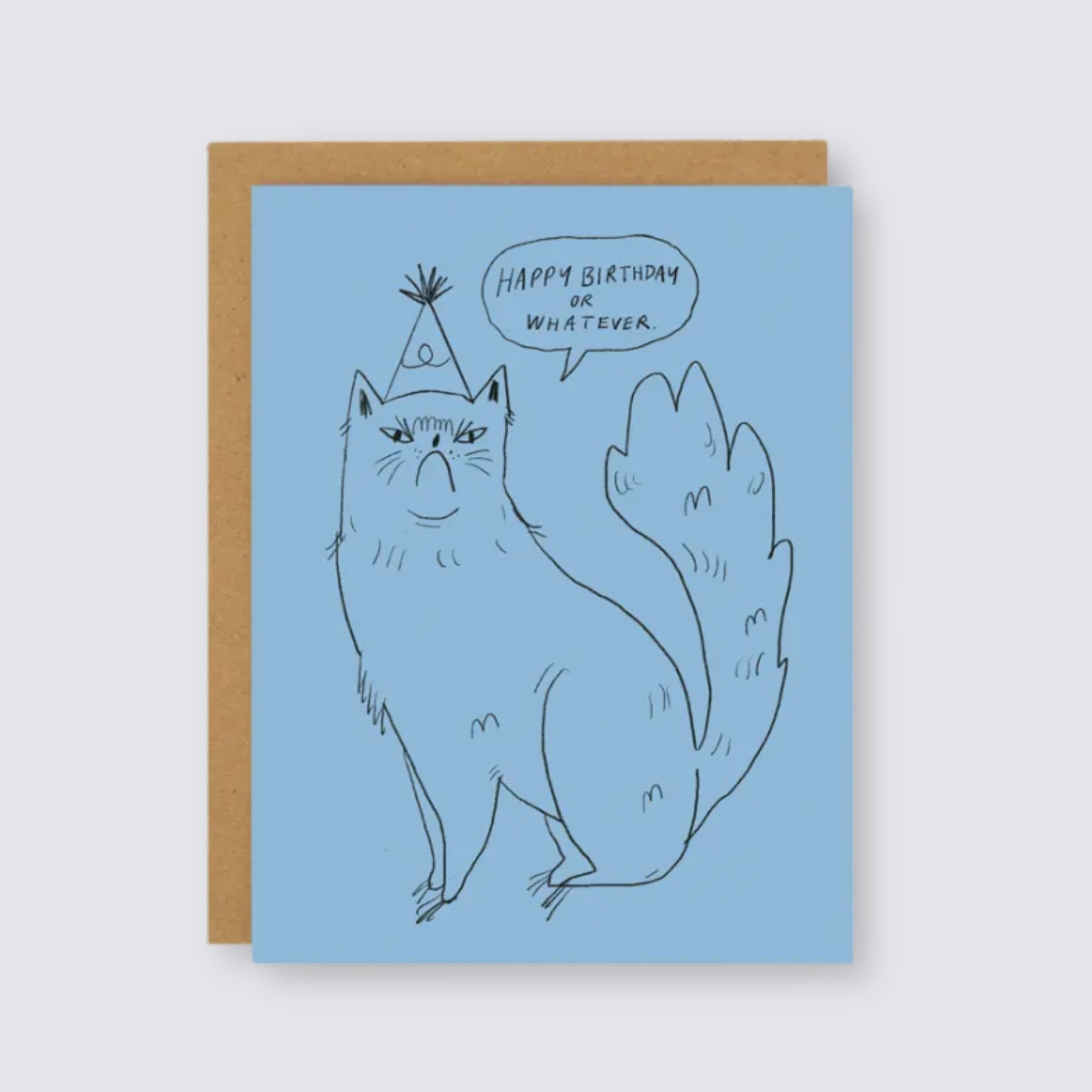birthday card cat