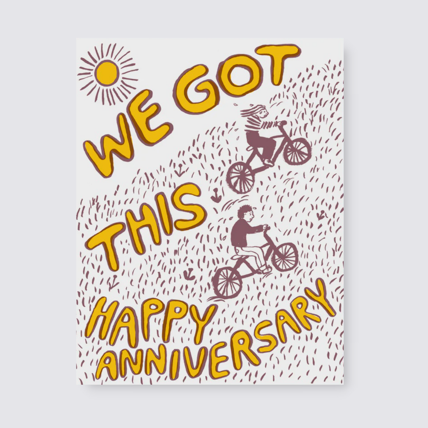 Anniversary Bike Card