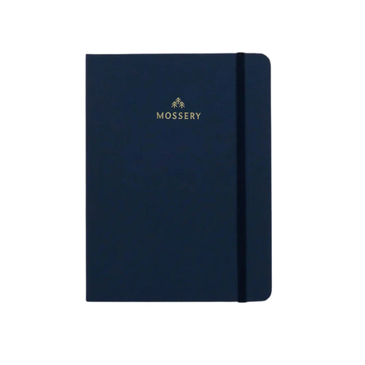 Refillable Dot Grid Notebook - Plain Navy