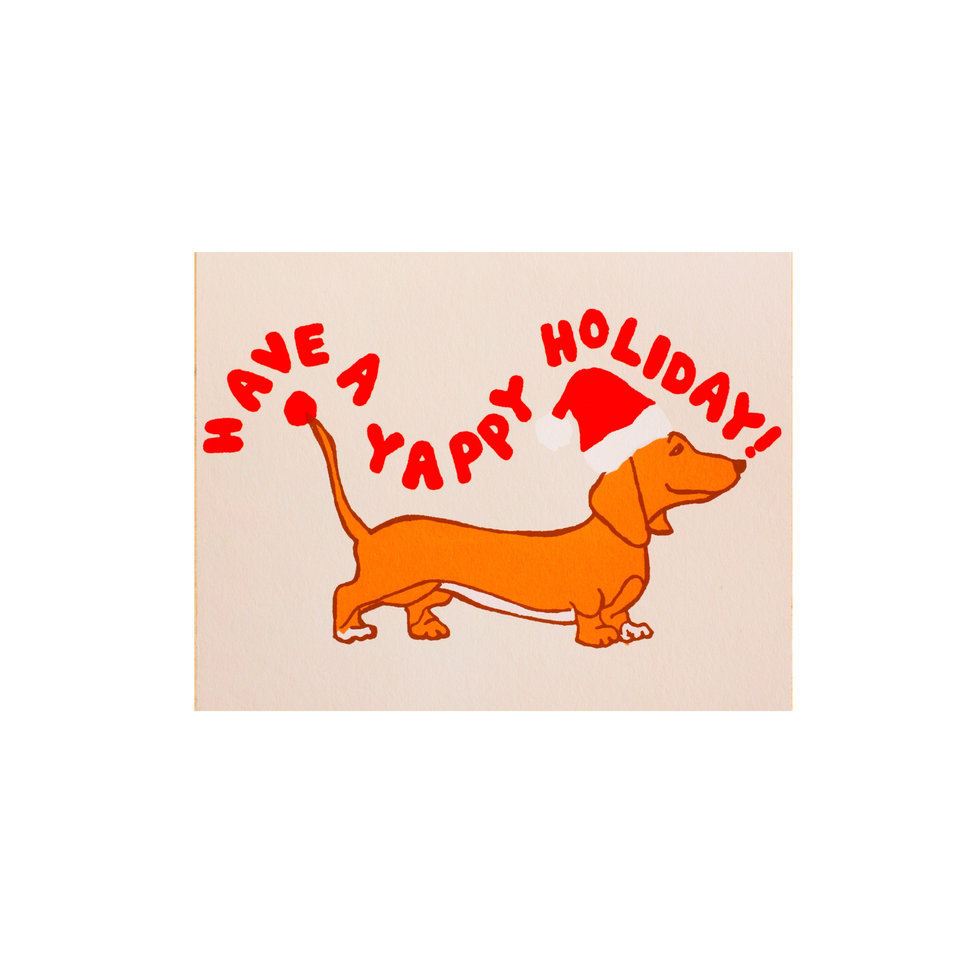Yappy Holidays Christmas Card