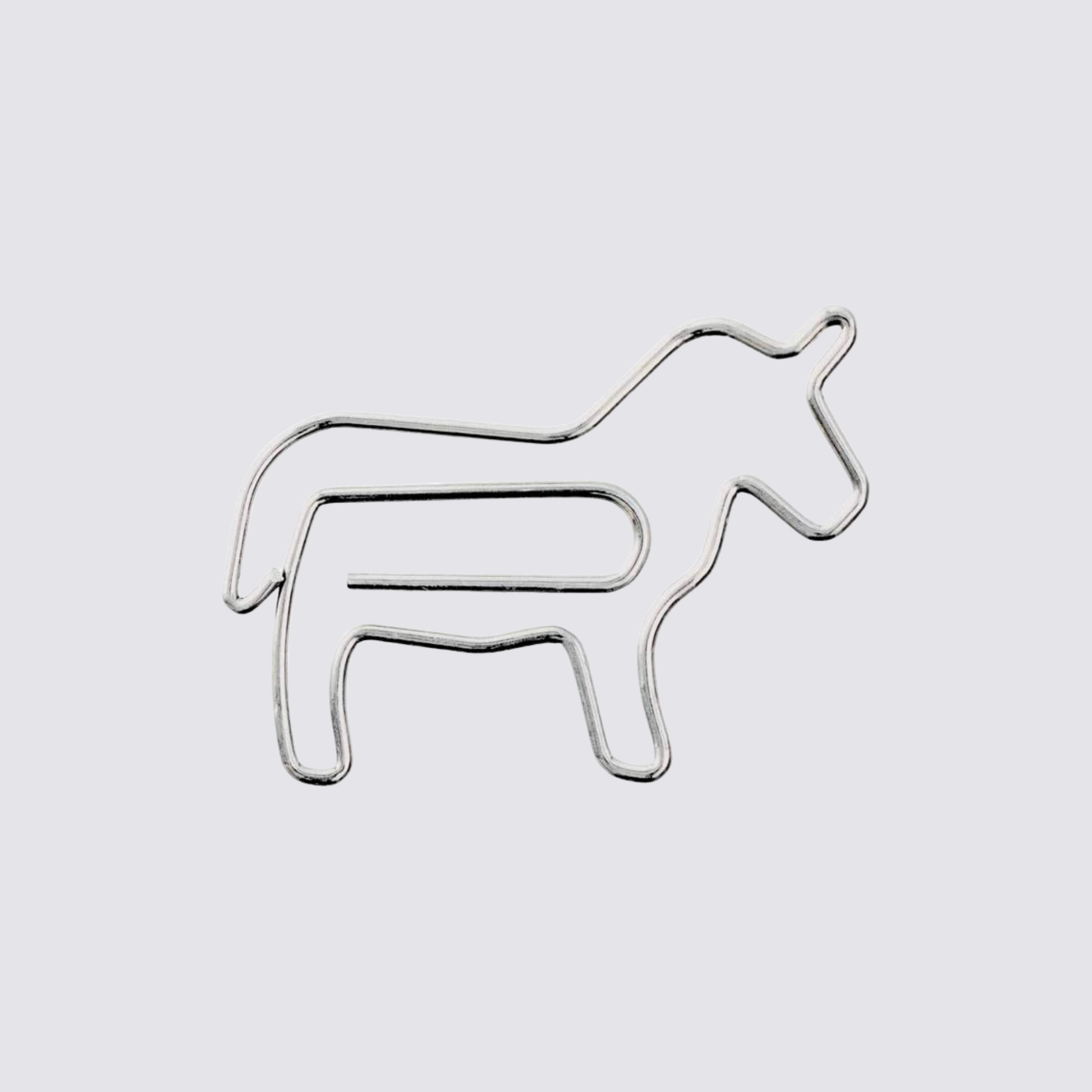 Silver Horse Paper Clips