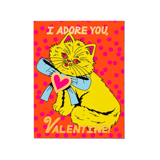 I Adore You Valentine Card