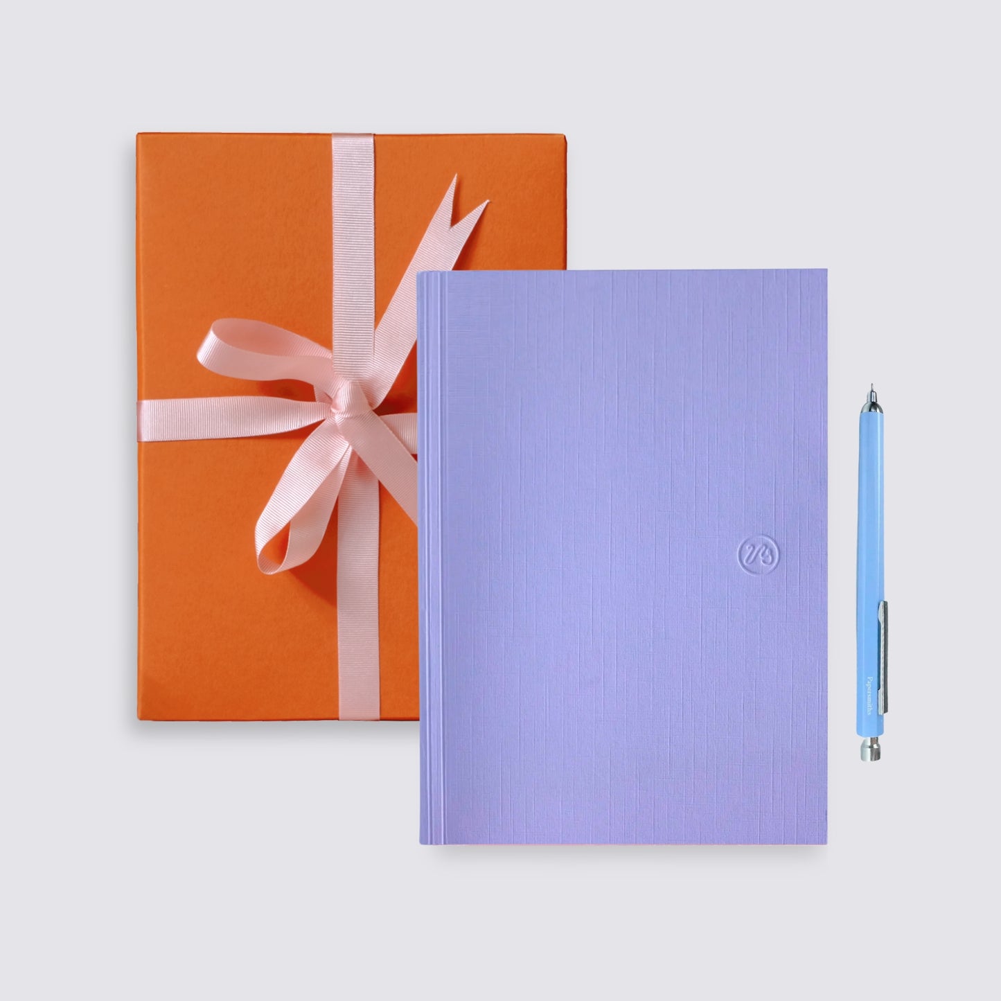 Lilac Notebook and Pen Gift Set