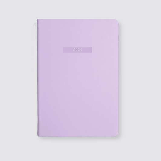 2024 Weekly Spread Diary - Lilac