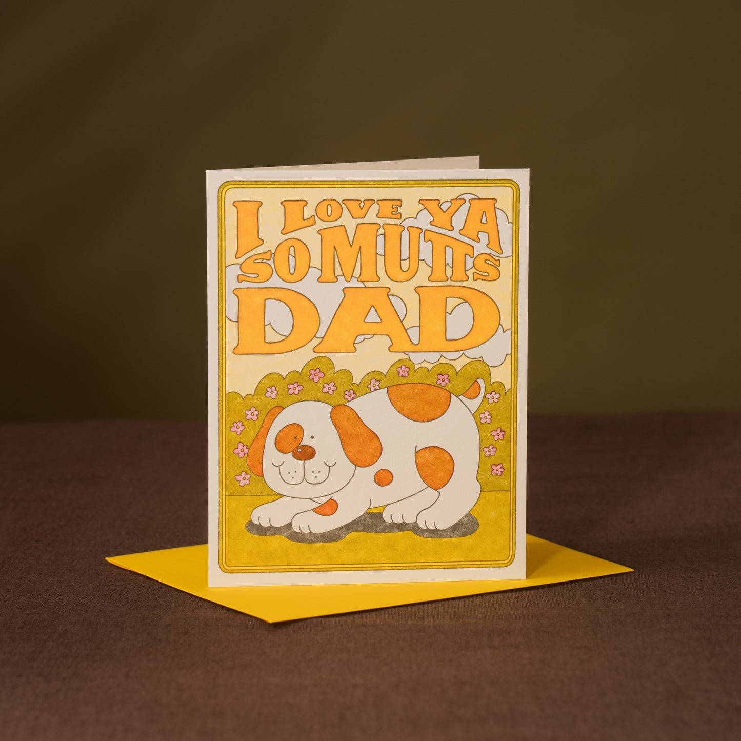 love you so mutts dog fathers day card