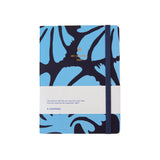 2027 My Journal Weekly Diary - Floral Dark Blue/Light Blue