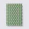 Medium Layflat Notebook -Wave Forest Green / Blue - Ruled
