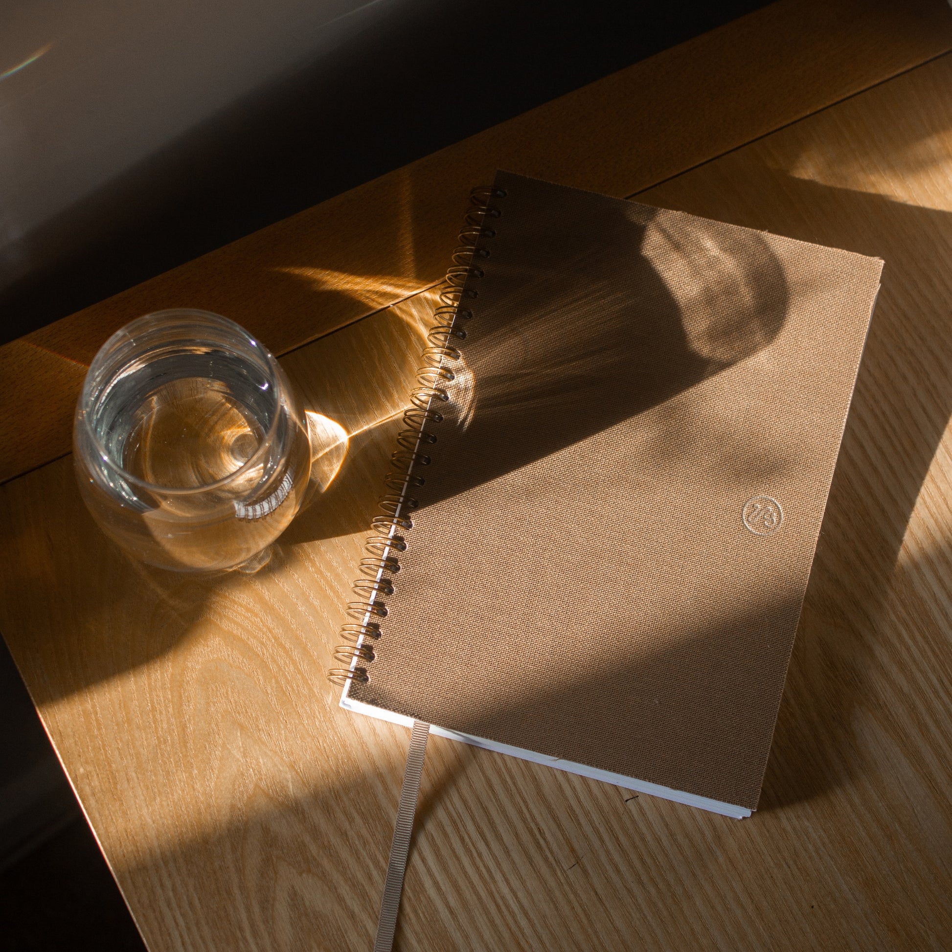 Wiro Bound Notebook - Mocha Brown