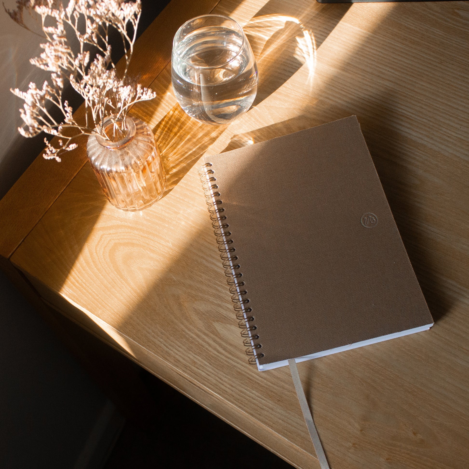 Wiro Bound Notebook - Mocha Brown