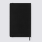 Large black hardcover diary