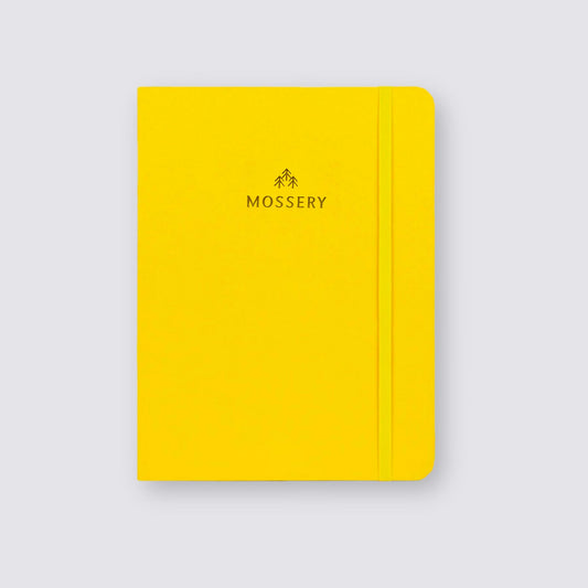 2024 Refillable Dated Diary - Sunshine Yellow