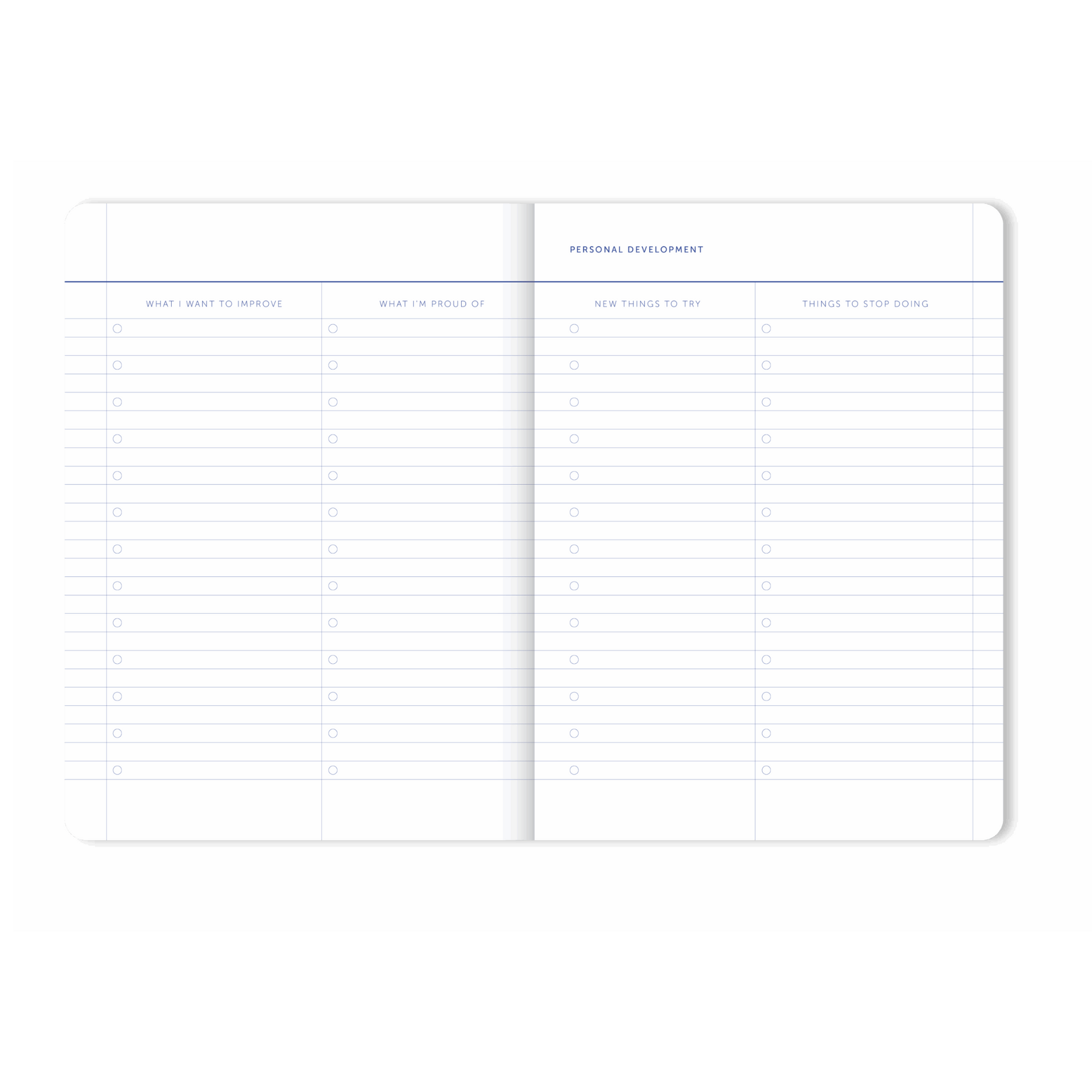 2026 My Journal Weekly Diary - Green Stripes