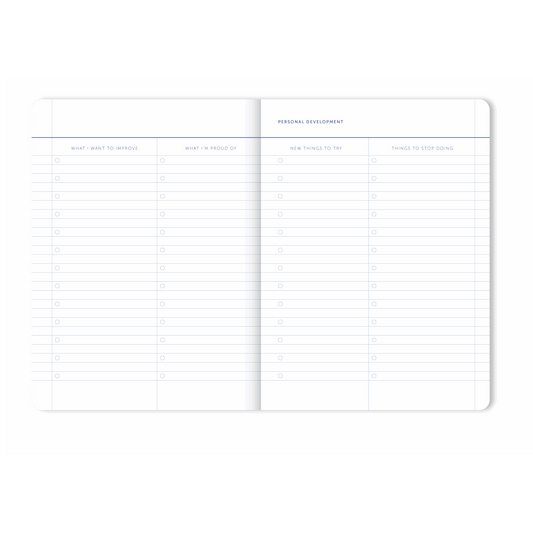 2026 My Journal Weekly Diary - Green Stripes