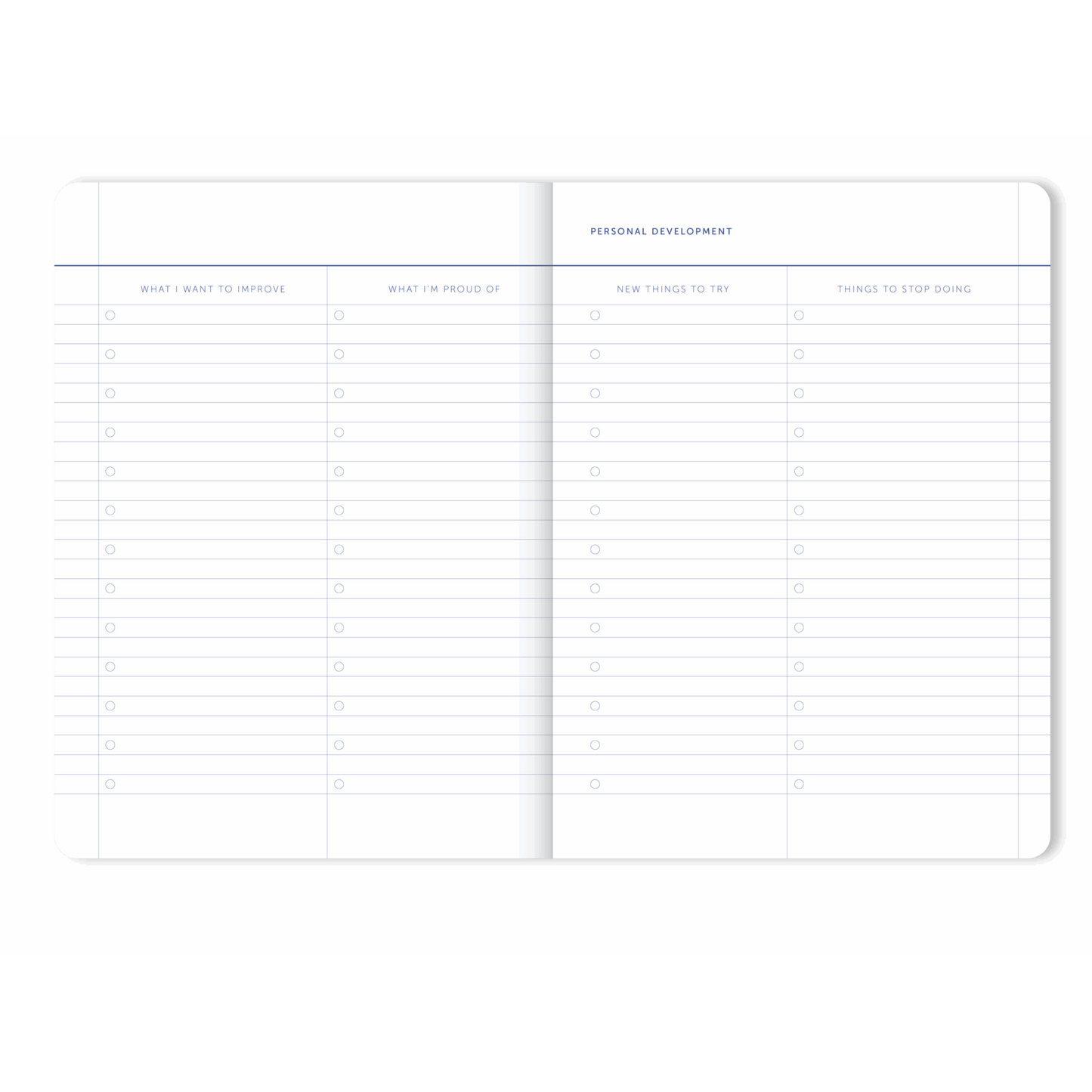 2026 My Journal Weekly Diary - Coral Stripes