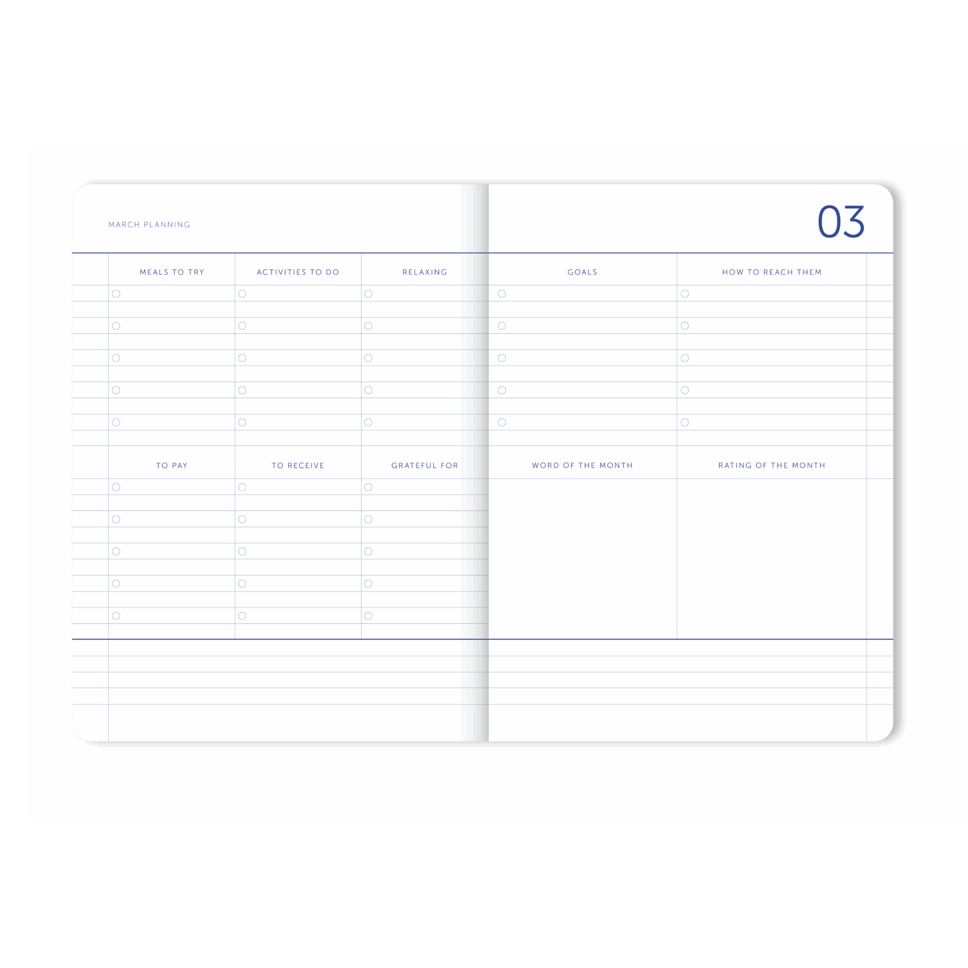 2026 My Journal Weekly Diary - Green Stripes