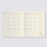 Nahe monthly diary pocket 2024