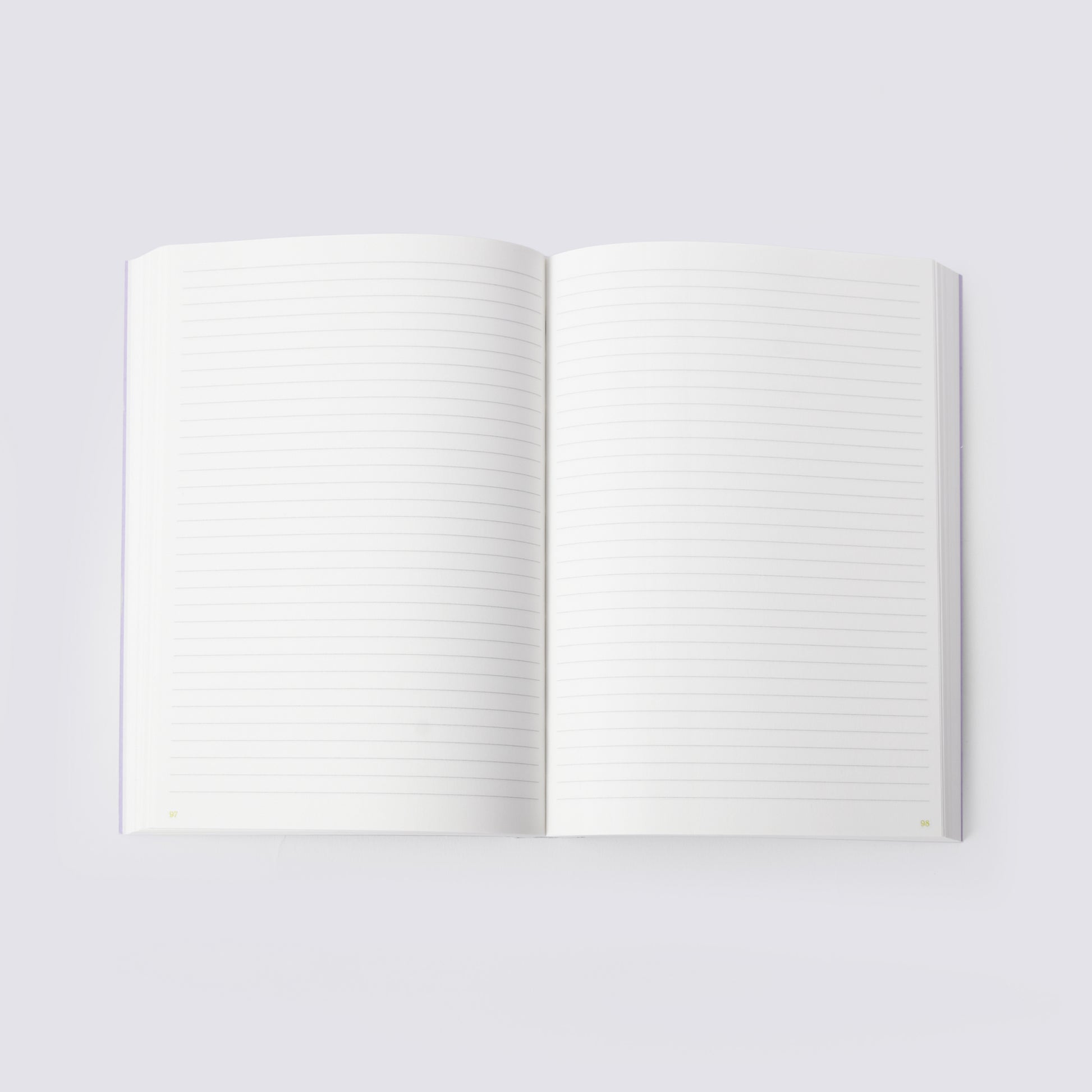 notebook with lines