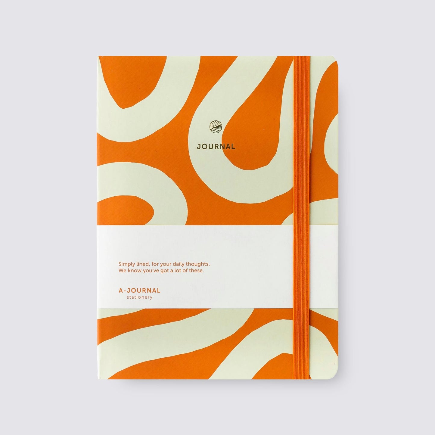 Orange A5 notebook