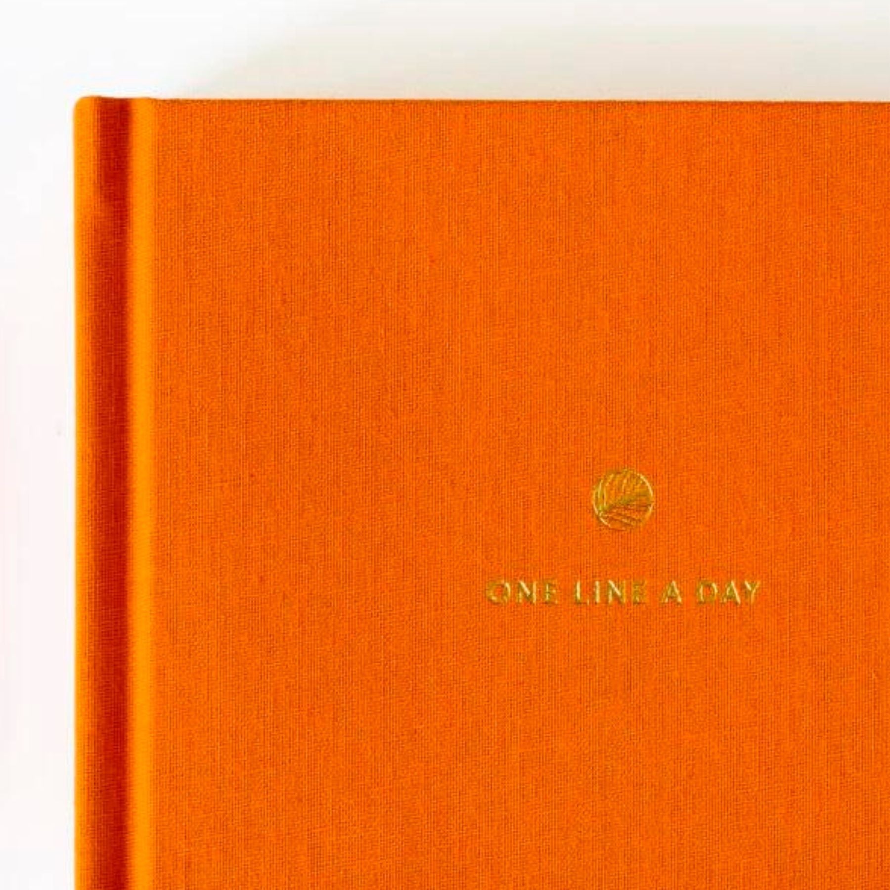 Orange cotton journal