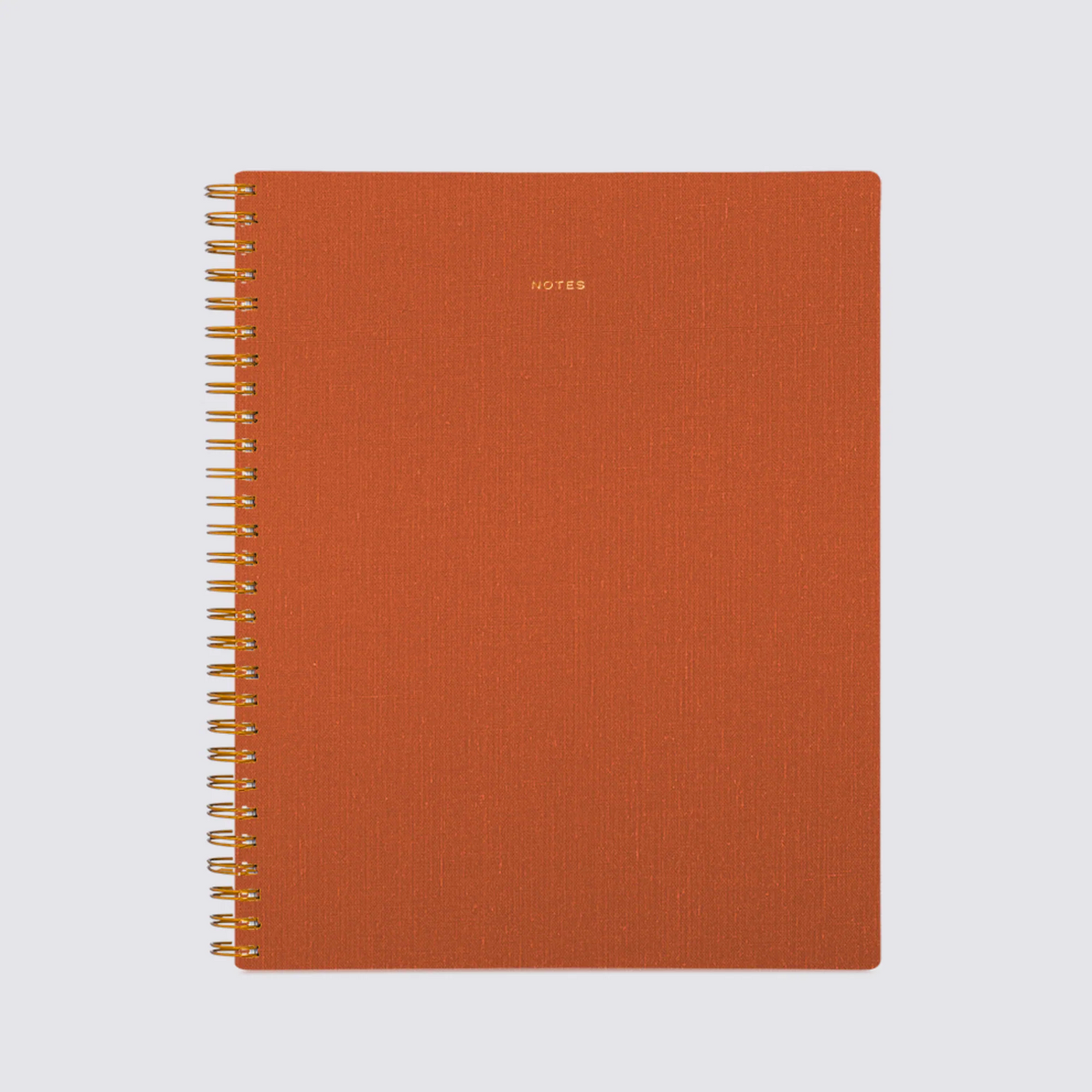 burnt orange bookcloth Notebook