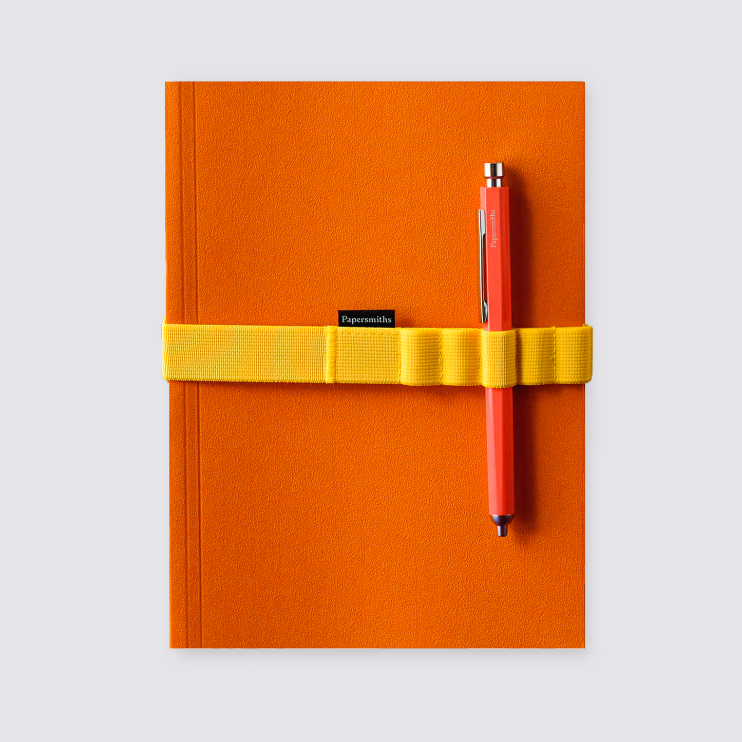 Morello Notebook, Pen and Band Trio - Primo Gel Pen / Plain Paper