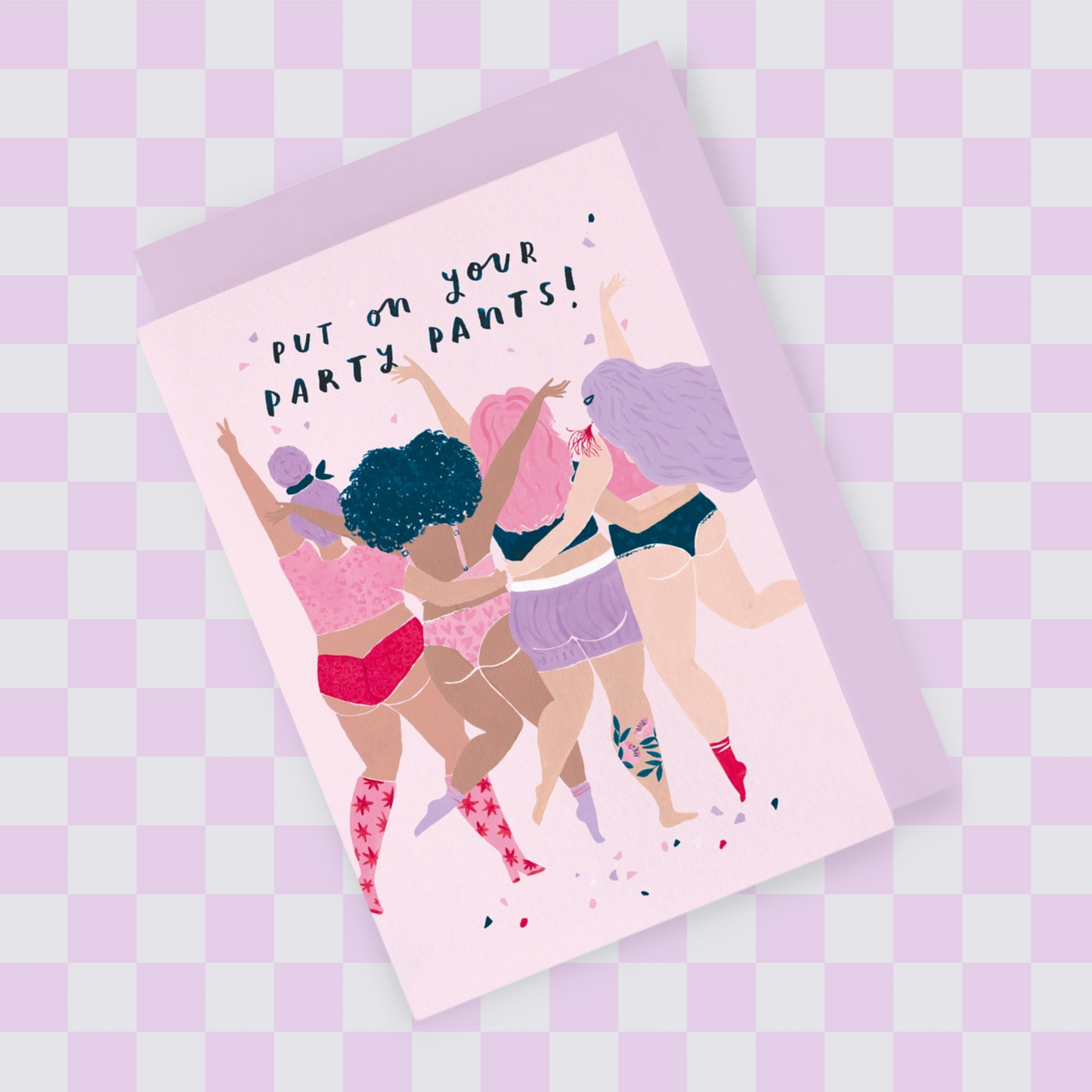 Party Pants Illustrated Birthday Card