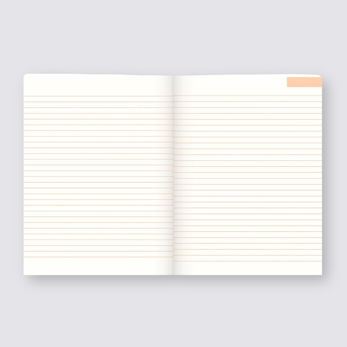 ruled notebook