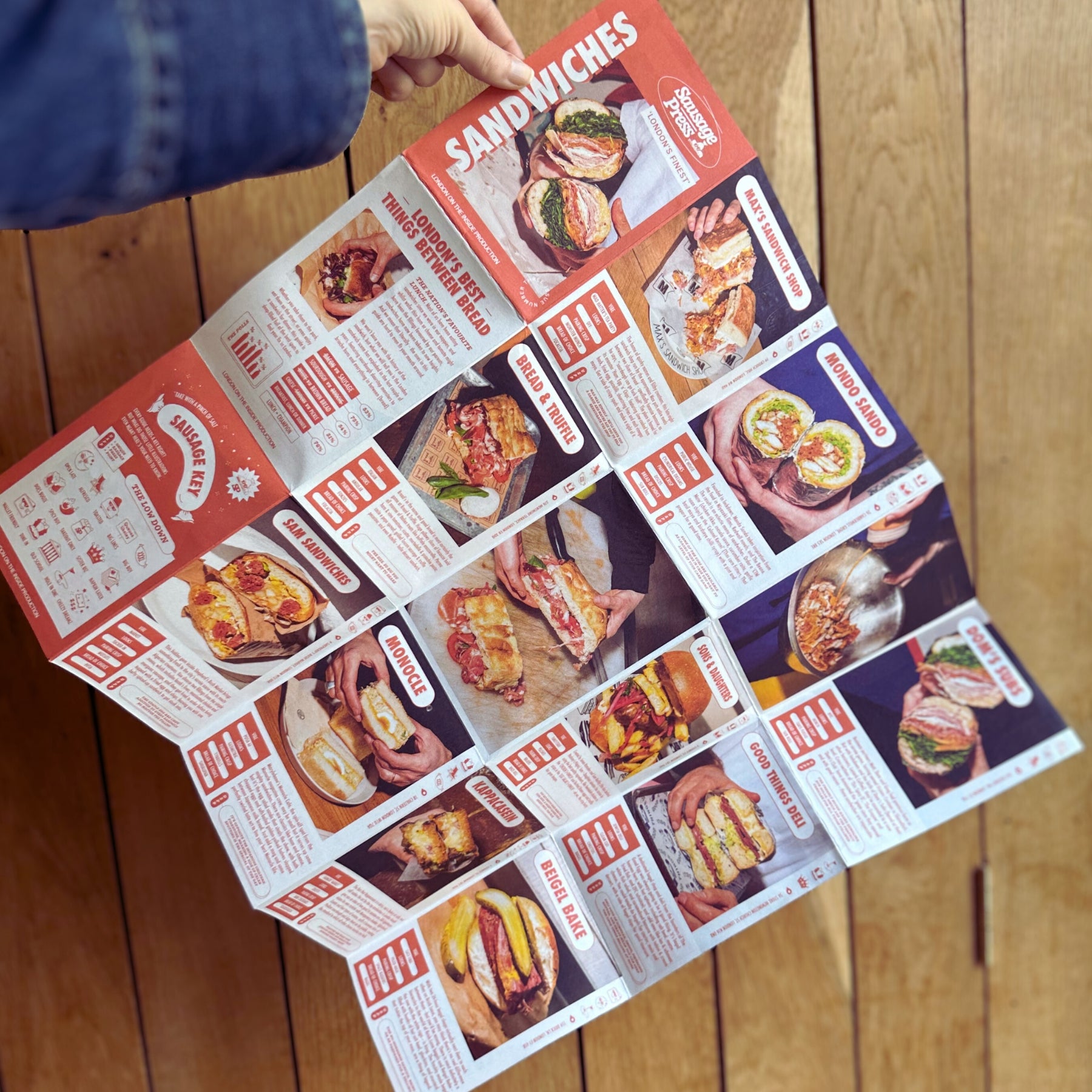 London's Best Sandwiches Zine