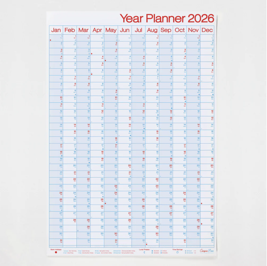 2026 Wall Planner - Portrait
