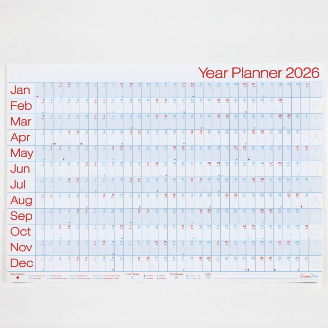 2026 Wall Planner - Landscape