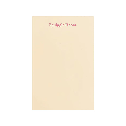 The Squiggle Room Block - Butter Yellow